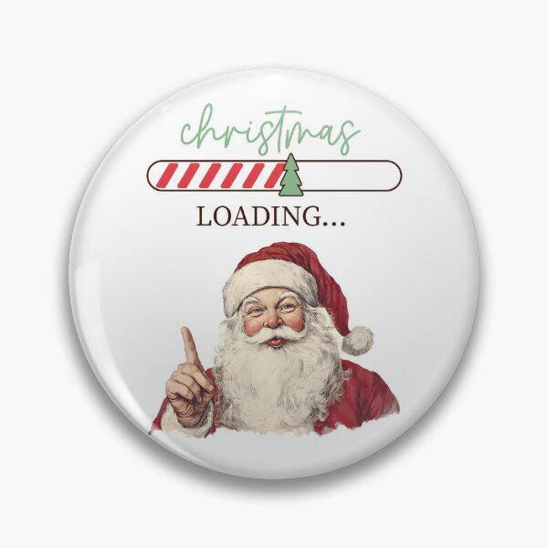 Item preview, Christmas Loading Funny Santa T-Shirt Design | Holiday Tech Humor designed and sold by insiyah7253.