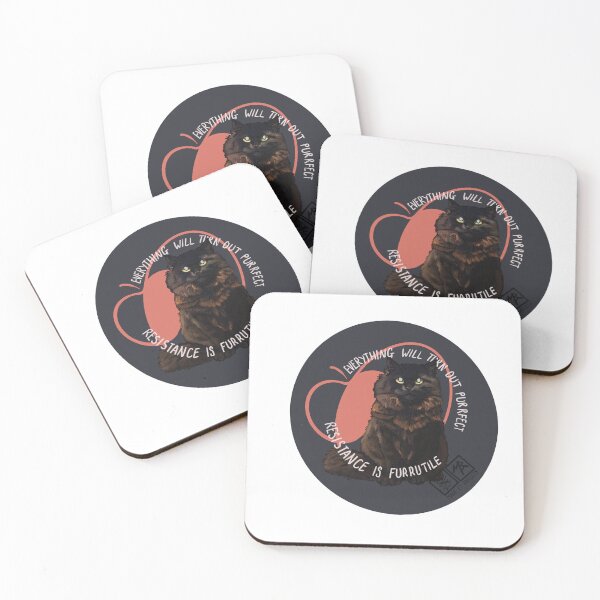 Item preview, Ominous Purring Black Cat Sticker – Halloween Bombay Cat Art designed and sold by Made-by-Anxiety.