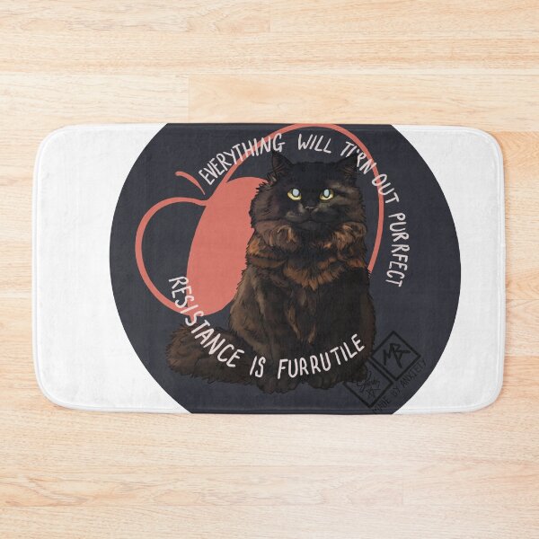 Item preview, Ominous Purring Black Cat Sticker – Halloween Bombay Cat Art designed and sold by Made-by-Anxiety.