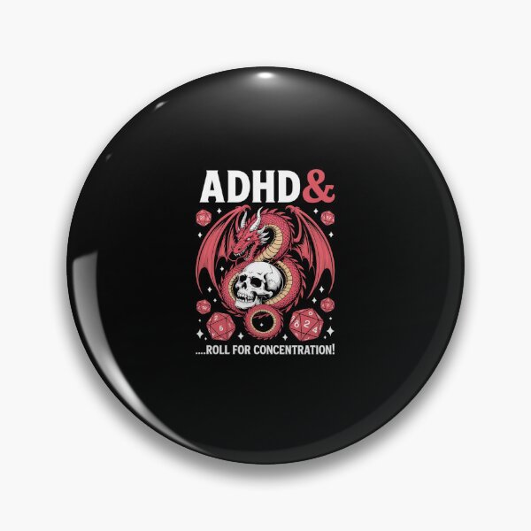 Item preview, ADHD&D - Roll for concentration designed and sold by marcusry.