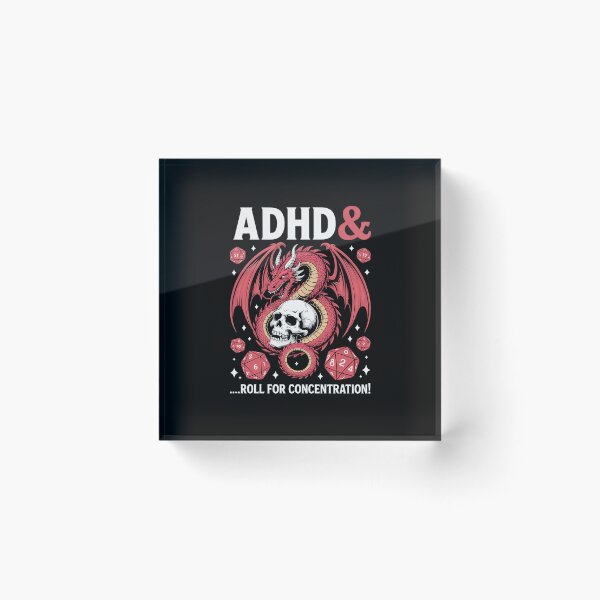 Item preview, ADHD&D - Roll for concentration designed and sold by marcusry.