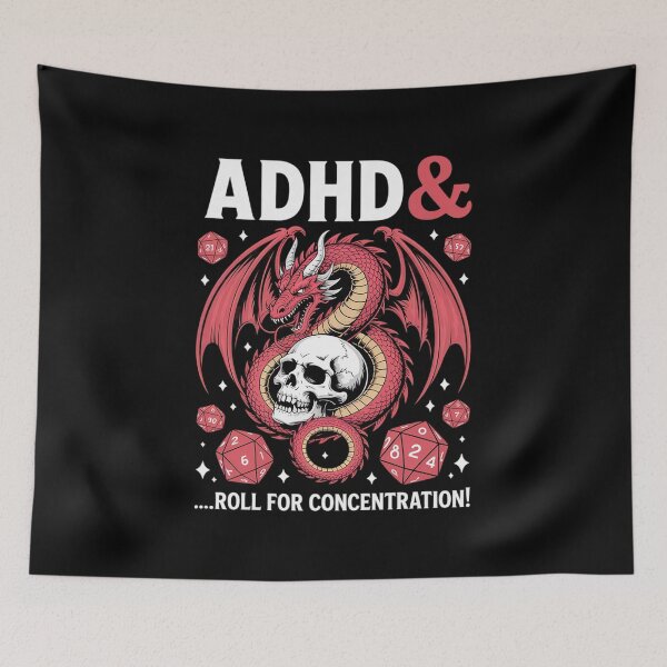 Item preview, ADHD&D - Roll for concentration designed and sold by marcusry.