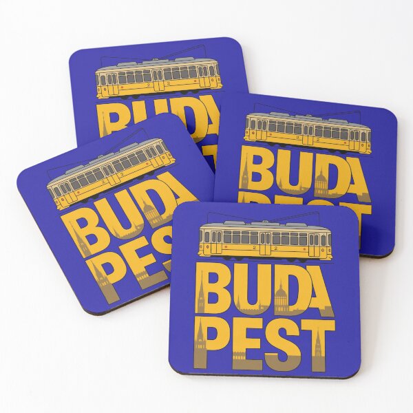 Item preview, Budapest Yellow Tram No.2 – Integrated City Typography Design designed and sold by Timeless Design.