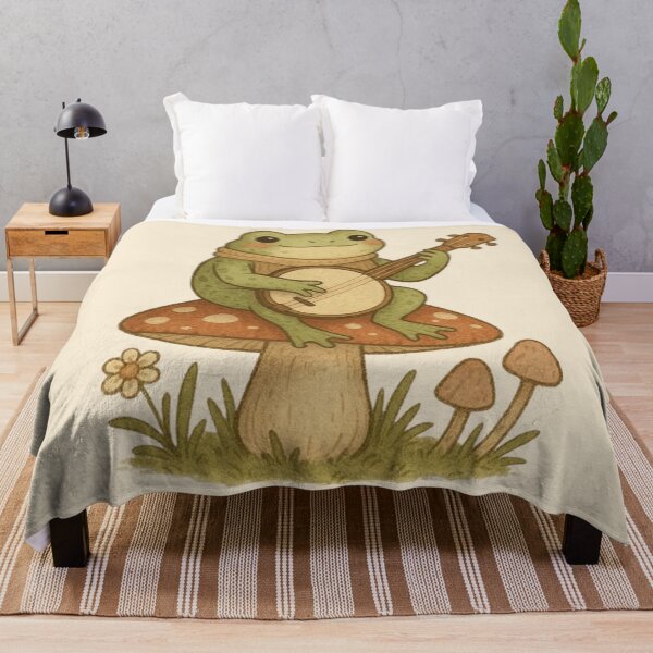 Item preview, Frog on Mushroom Banjo designed and sold by MiLaKK.