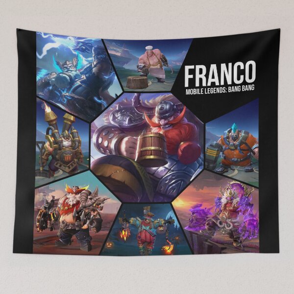 Item preview, Mobile Legends: Franco Merchandise(not for white products) designed and sold by RandomlyPopUps.