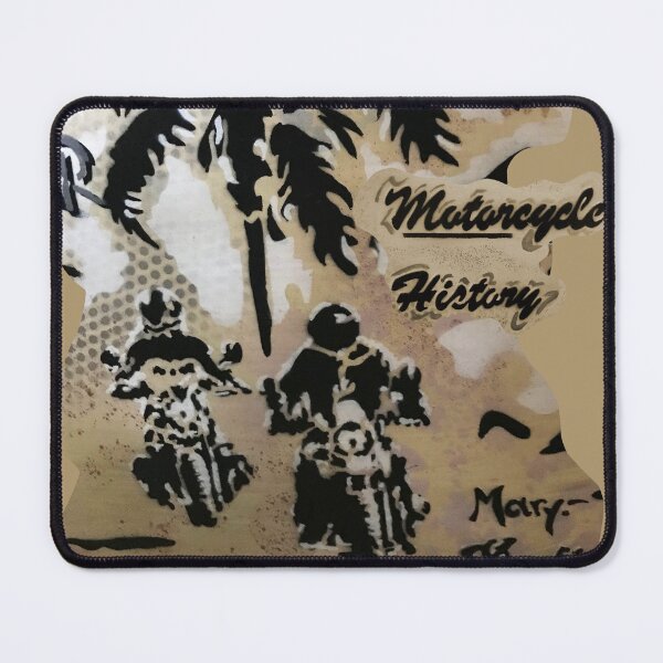 Item preview, Two motocross riders ride through the desert designed and sold by marysfarbklecks.