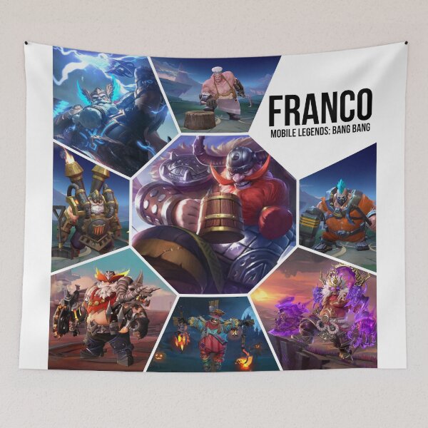 Item preview, Mobile Legends: Franco Merchandise(not for black products) designed and sold by RandomlyPopUps.