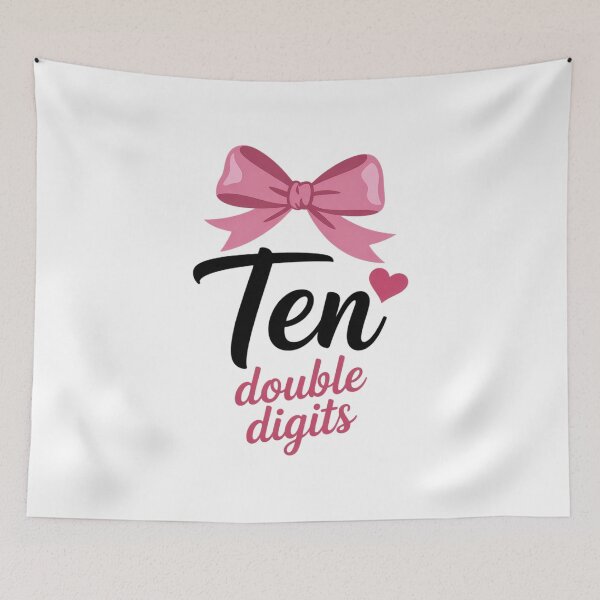 Item preview, 10 Double Digits 10th Birthday Girl designed and sold by DrewLeuschke.