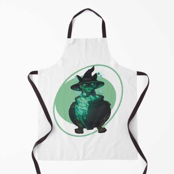 Item preview, Cauldron Cat Oriental Shorthair Sticker – Witchy Halloween Cat Art designed and sold by Made-by-Anxiety.