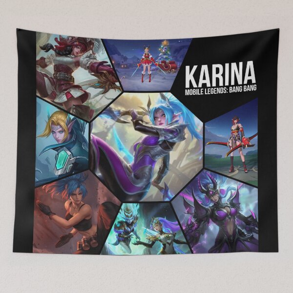 Item preview, Mobile Legends: Karina Merchandise(not for white products) designed and sold by RandomlyPopUps.