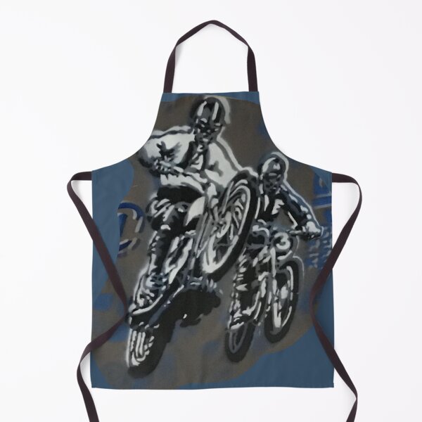 Item preview, Two jumping motocross riders designed and sold by marysfarbklecks.