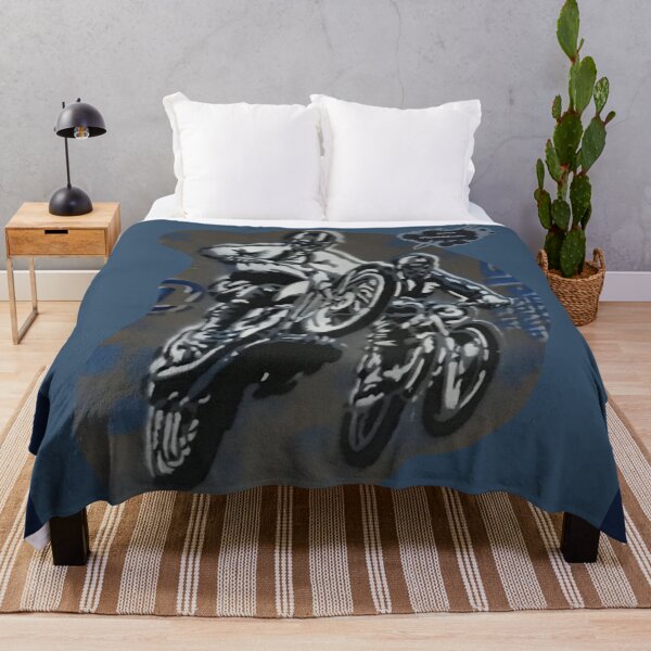 Item preview, Two jumping motocross riders designed and sold by marysfarbklecks.