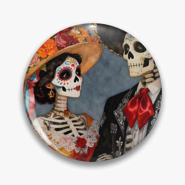 Item preview, Catrina and Mexican Charro, Dia de los Muertos, Mexico. designed and sold by SoniaSarkali.