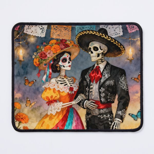Item preview, Catrina and Mexican Charro, Dia de los Muertos, Mexico. designed and sold by SoniaSarkali.