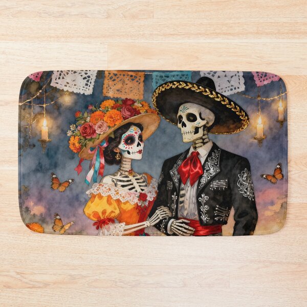 Item preview, Catrina and Mexican Charro, Dia de los Muertos, Mexico. designed and sold by SoniaSarkali.