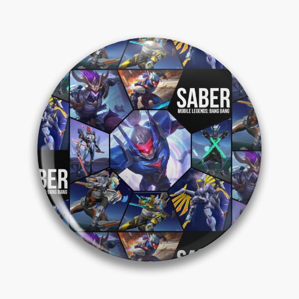 Item preview, Mobile Legends: Saber Merchandise(not for white products) designed and sold by RandomlyPopUps.
