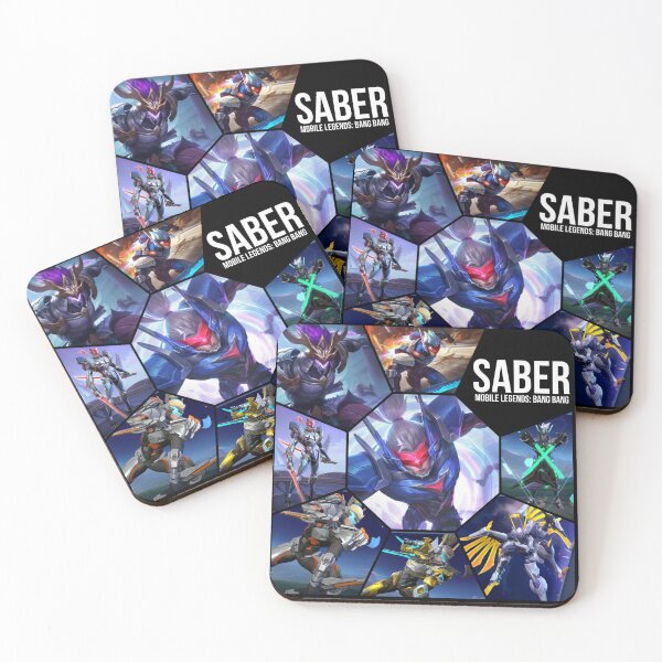 Item preview, Mobile Legends: Saber Merchandise(not for white products) designed and sold by RandomlyPopUps.