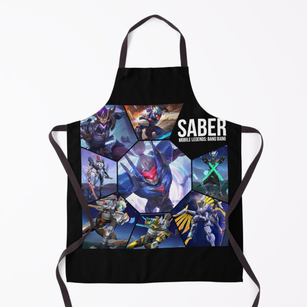 Item preview, Mobile Legends: Saber Merchandise(not for white products) designed and sold by RandomlyPopUps.
