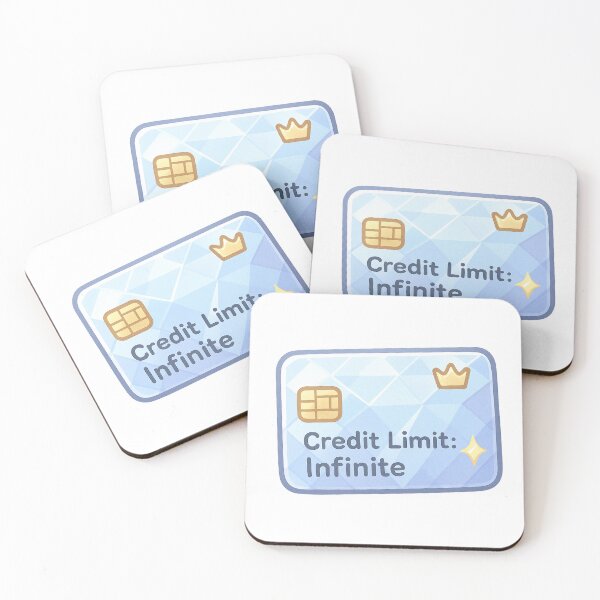 Item preview, Diamond Credit Card Charm Sticker | Credit Limit Infinite | Kawaii Money Card | Money Sticker designed and sold by HerDreamCodes.