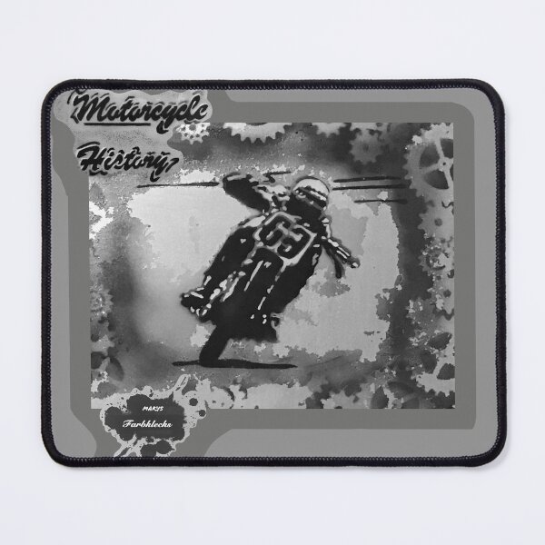 Item preview, Portrait of a motorcycle racer designed and sold by marysfarbklecks.