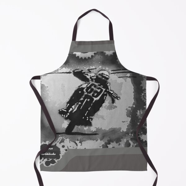 Item preview, Portrait of a motorcycle racer designed and sold by marysfarbklecks.