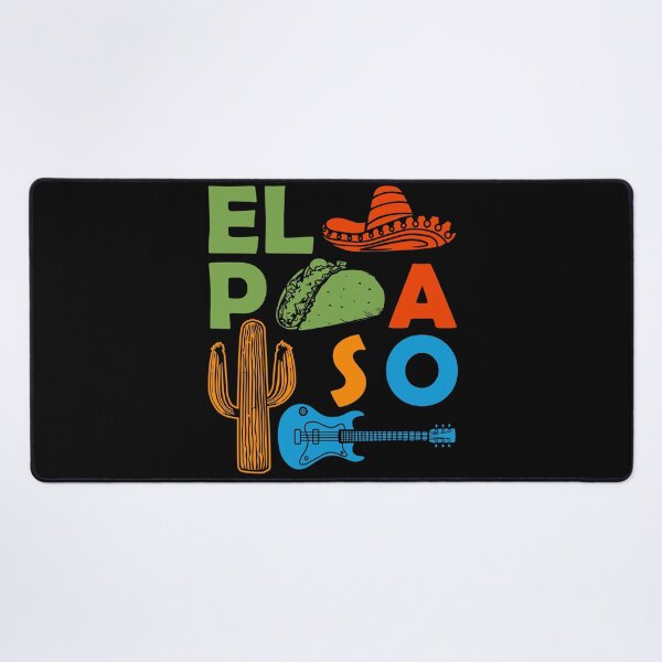 Artikelvorschau, El Paso Texas Souvenir Männer Reise Kaktus El Paso entworfen und verkauft von DSWShirts.