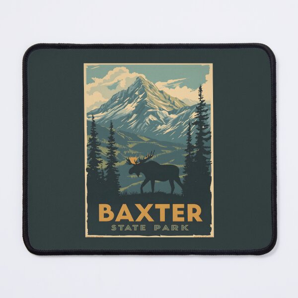 Item preview, Baxter State Park - Maine  designed and sold by GoodOldVintage.