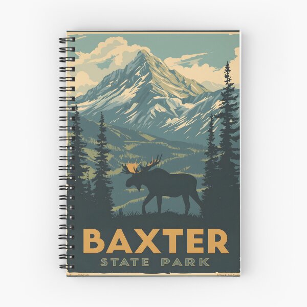 Item preview, Baxter State Park - Maine  designed and sold by GoodOldVintage.
