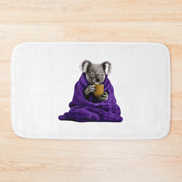 Item preview, Cozy Koala Wrapped in Blanket Holding Coffee Mug designed and sold by CreativeLarysa.