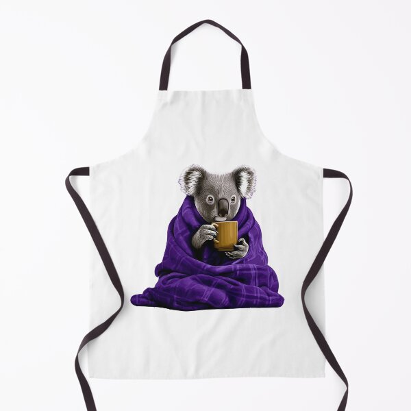 Item preview, Cozy Koala Wrapped in Blanket Holding Coffee Mug designed and sold by CreativeLarysa.