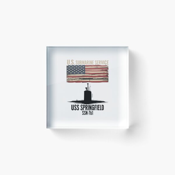 Item preview, USS Springfield SSN-761 Submarine Veterans Day Father's Day designed and sold by marcusry.