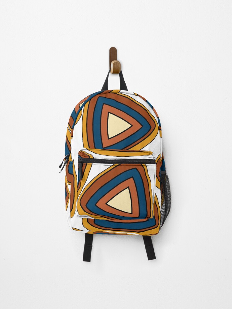 Thumbnail 1 of 3, Backpack, Geometric Triangles designed and sold by V-ForAll.
