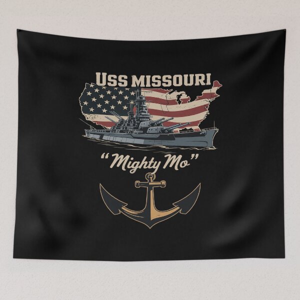 Item preview, USS Missouri BB-63 Battleship Veterans Day Warship Father designed and sold by khorbiasieno.