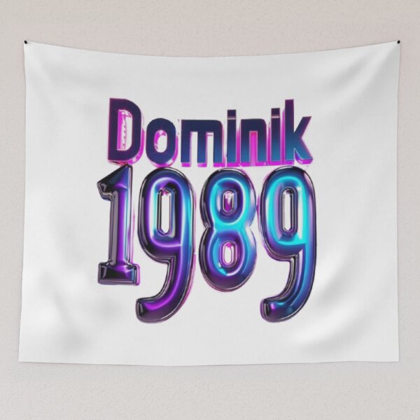 Artikelvorschau, Dominik 1989 – Neon Chrome Finale entworfen und verkauft von AlexLineArt.