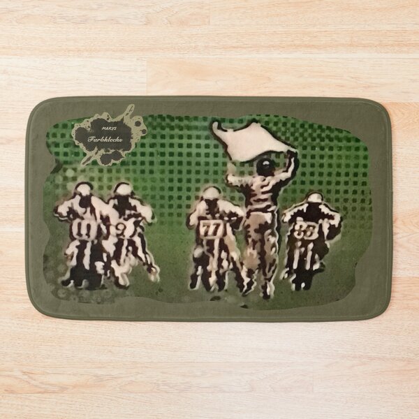Item preview, Motorcycle racers start at the starting line designed and sold by marysfarbklecks.