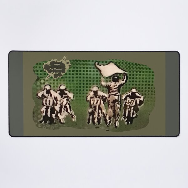 Item preview, Motorcycle racers start at the starting line designed and sold by marysfarbklecks.