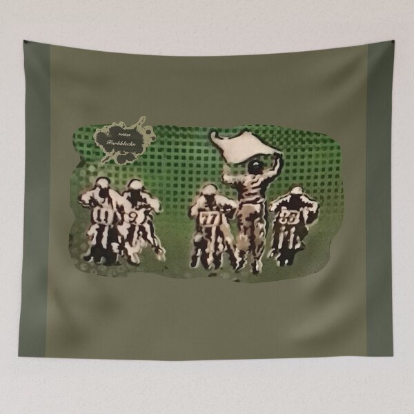 Item preview, Motorcycle racers start at the starting line designed and sold by marysfarbklecks.