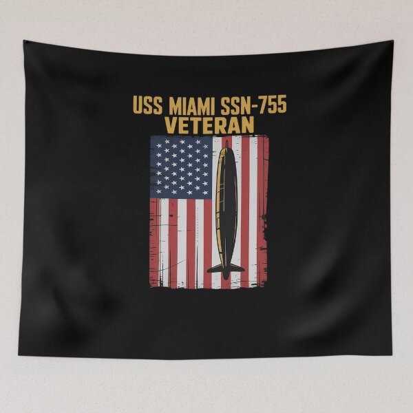 Item preview, USS Miami SSN-755 Submarine Veterans Day Father's Day designed and sold by FranzFriesen.