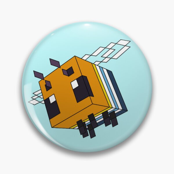 Item preview, Aroace Pride Bee – Aromantic Asexual Minecraft-Inspired Design designed and sold by DesgnsxGifts.