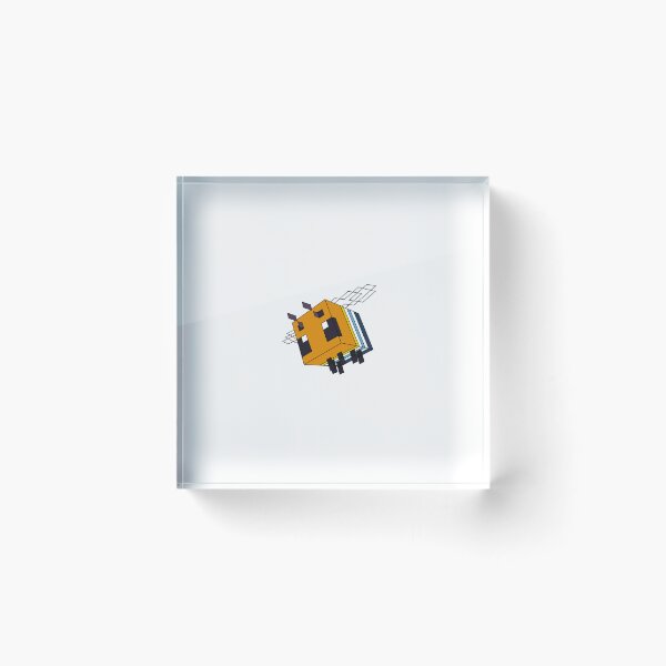 Item preview, Aroace Pride Bee – Aromantic Asexual Minecraft-Inspired Design designed and sold by DesgnsxGifts.