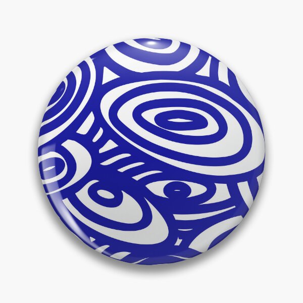 Item preview, Blue organic patterns designed and sold by Mouyouu.