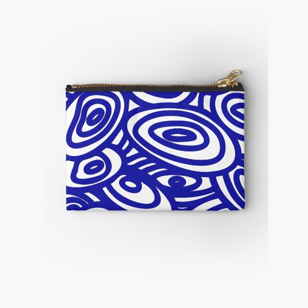 Item preview, Blue organic patterns designed and sold by Mouyouu.