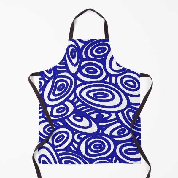 Item preview, Blue organic patterns designed and sold by Mouyouu.