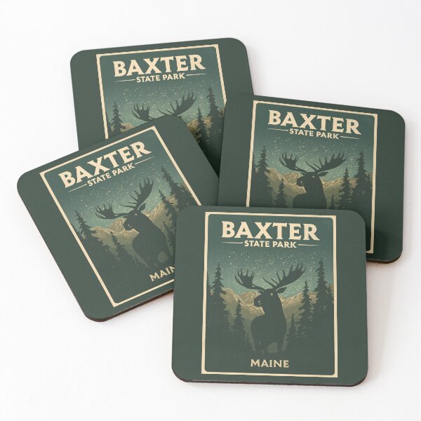 Item preview, Baxter State Park - Maine  designed and sold by GoodOldVintage.