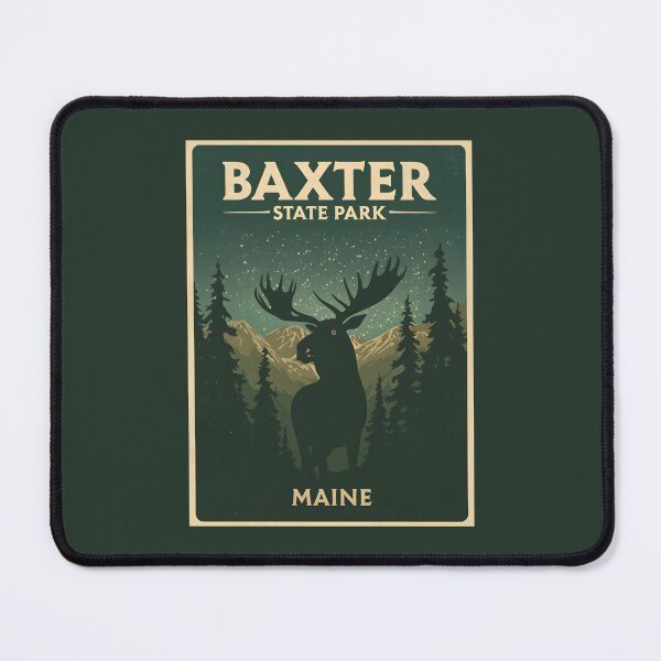 Item preview, Baxter State Park - Maine  designed and sold by GoodOldVintage.