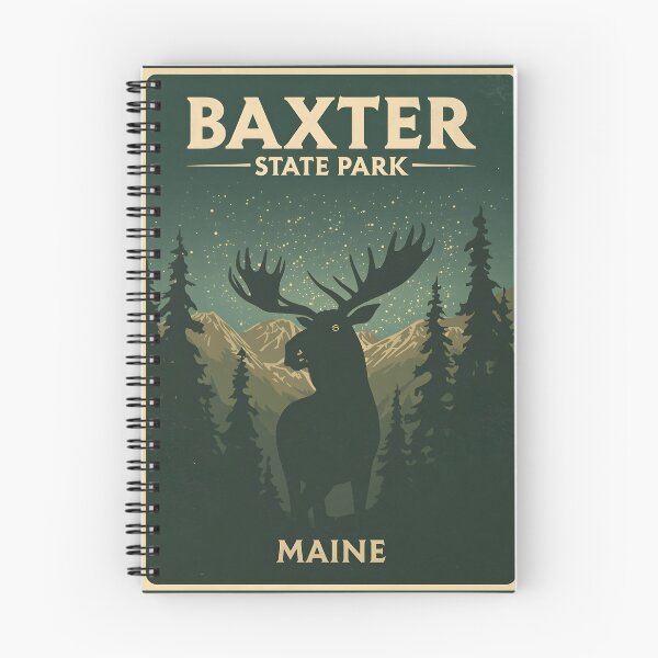 Item preview, Baxter State Park - Maine  designed and sold by GoodOldVintage.