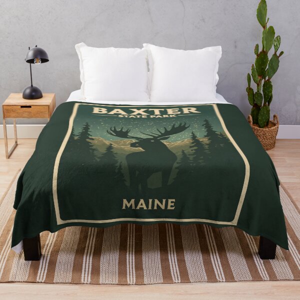 Item preview, Baxter State Park - Maine  designed and sold by GoodOldVintage.