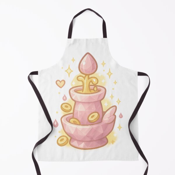 Item preview, Crystal Coin Fountain Sticker | Rose Quartz Wealth Charm | Kawaii Abundance Fountain designed and sold by HerDreamCodes.