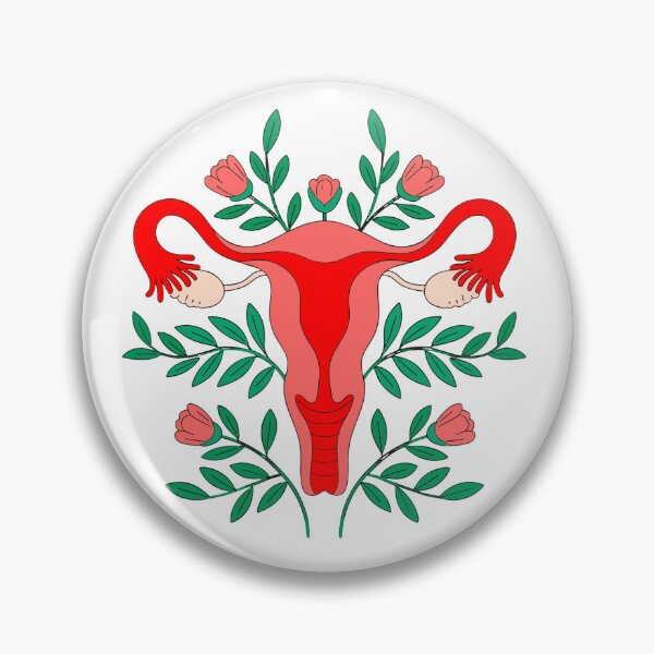 Item preview, floral uterus designed and sold by myriamec.