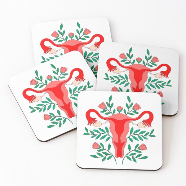 Item preview, floral uterus designed and sold by myriamec.
